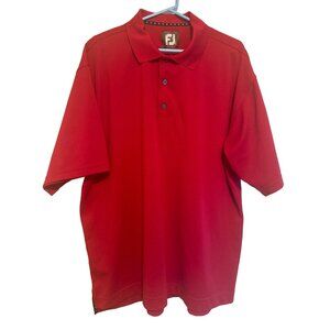Foot Joy red men's polo shirt size‎ large